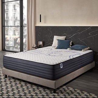 Naturalex ® | Perfectsleep | Colchón Viscoelástico 135x190x20 Cm | Blue Látex Multicapa HR | Transpirable - Firme - Confortab