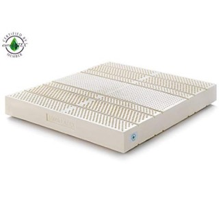 Marcapiuma Colchón Látex Matrimonio 135x190 Alto 20 cm SEVENLIFE 20 de firmeza Media 7 Zonas Ergonómico Antiácaros Antialérgi