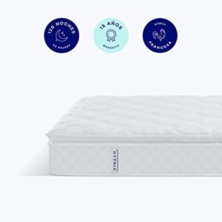HYPNIA Colchón Bienestar Superior con Espuma Viscoelástica para niño 90x190cm
