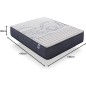 Naturalex ® | Perfectsleep | Colchón Viscoelástico 135x190x20 Cm | Blue Látex Multicapa HR | Transpirable - Firme - Confortab Naturalex ® | Perfectsleep | Colchón Viscoelástico 135x190x20 Cm | Blue Látex Multicapa HR | Transpirable - Firme - Confortab