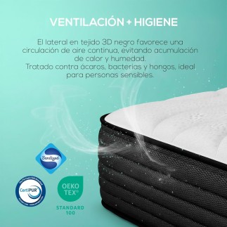 DUÉRMETE ONLINE - Colchón Viscoelástico Pocket Visco Reversible  C