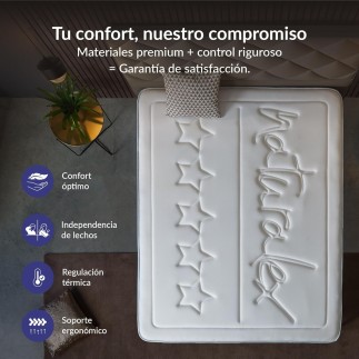 Naturalex - Colchón Premium Privilege 150x190 cm - Altura 30 cm -