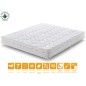 Marcapiuma Colchón Látex Matrimonio 135x190 Alto 20 cm SEVENLIFE 20 de firmeza Media 7 Zonas Ergonómico Antiácaros Antialérgi
