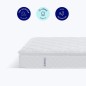 HYPNIA Colchón Bienestar Superior con Espuma Viscoelástica para niño 90x190cm