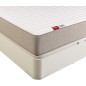 PIKOLIN Leah - Colchón viscoelástico y Espuma HR, Altura 24cm, Firmeza Alta, Confort Visco, Calidad Óptima, Protección Higién